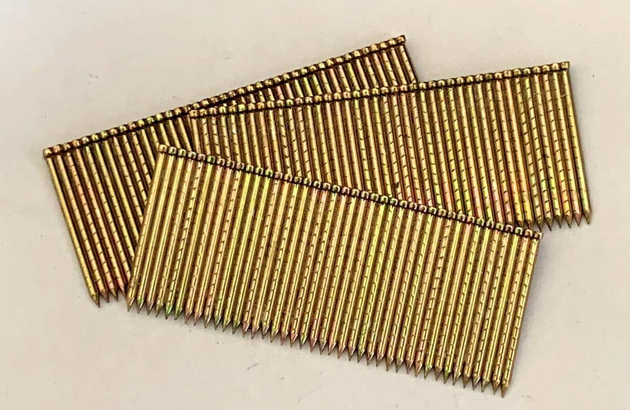 Embossed row nail